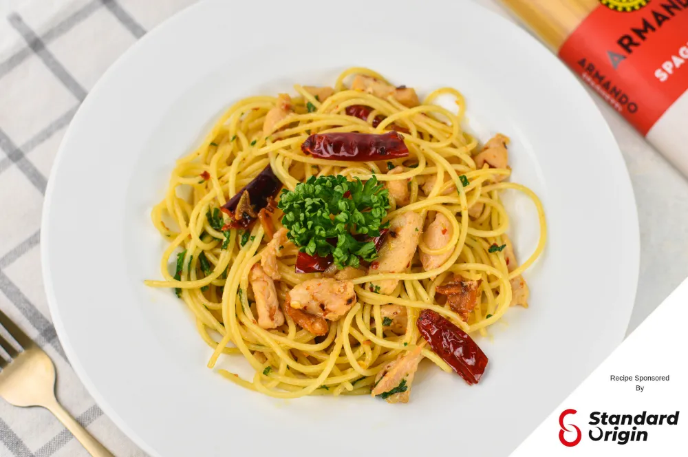 CHICKEN AGLIO OLIO